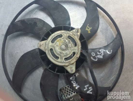 Corsa C ventilator hladnjaka vode sa otpornikom